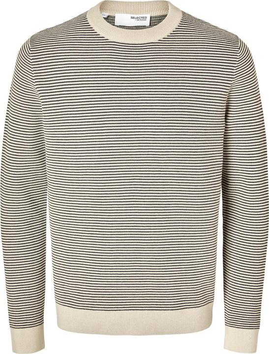Immagine prodotto Selected Homme Maglia con scollo rotondo a righe (XXL)