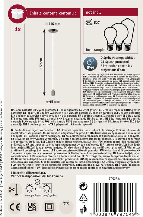 Productafbeelding Paulmann Larus (E27)