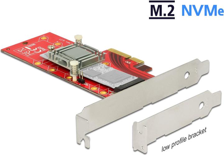 Actual product image Delock PCI-Express-x4 controller, NVMe sup.