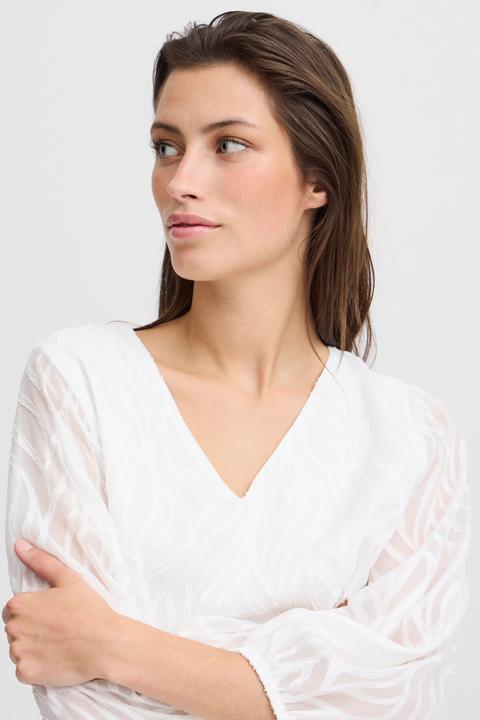 Actual product image B.young BYFRIKKE VNECK BLOUSE 20816245 (36)