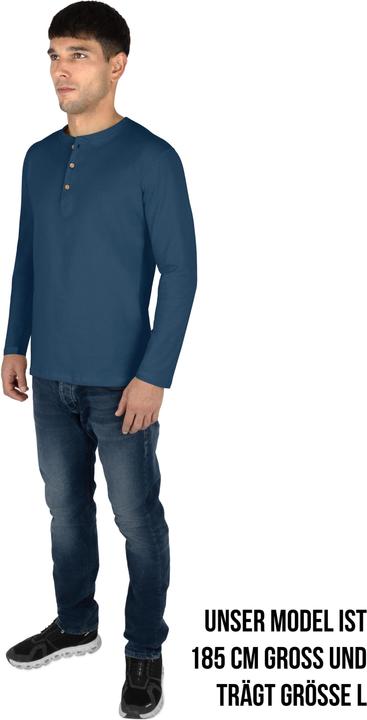 Actual product image Normani 4er Set Herren Langarm Shirts aus Bio-Baumwolle Neuville - 9841 (L)