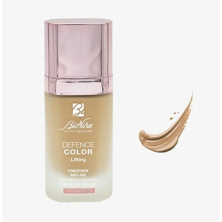 Actual product image BioNike Defence Color Lifting Anti-Aging Foundation 204 Beige SPF 15 for Normal and Mature Skin 30ml (204 Beige)