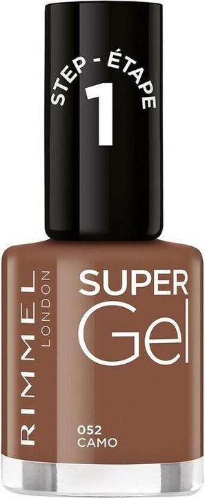 Rimmel London RIMMEL Super Gel Nagellack Nr. 052 Camo 12ml (052 Camo, Gel-Effekt Nagellack)