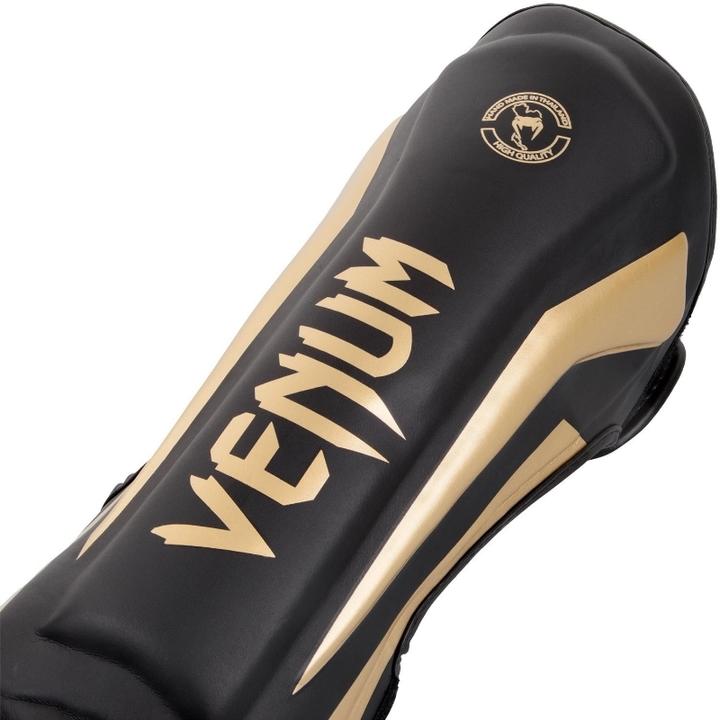 Produktbild Venum Elite Standup Shinguards - Black/Gold-XL (XL)