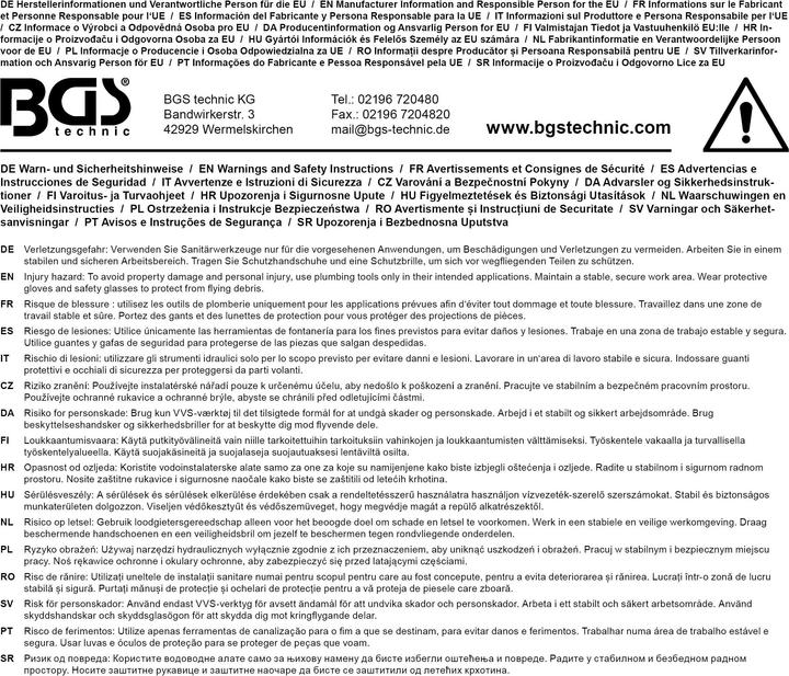 Immagine prodotto BGS Spirale per la pulizia dei tubi (1 pz.)