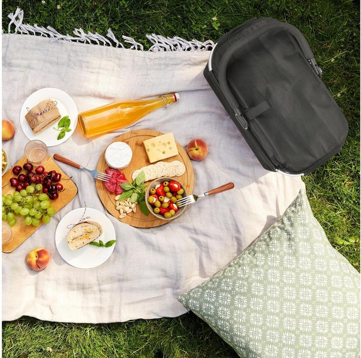 Produktbild Genius Einkaufskorb Falko Duo Stoff dunkelblau (48 x 27 cm)