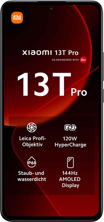 Image du produit Xiaomi 13T Pro (1000 Go, Noir, 6.67", Double SIM, 5G)