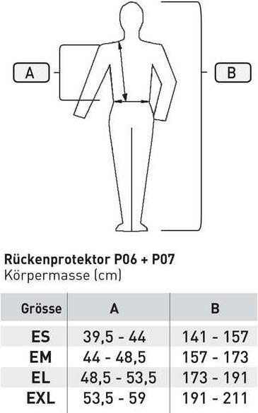 Produktbild Swing Rückenpektor P07 flexible Erwachsene (M)