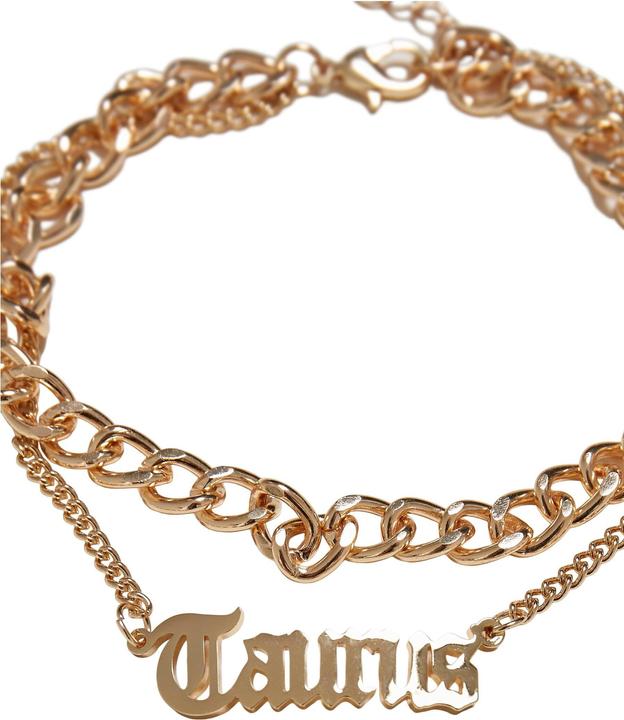 Produktbild Urban Classics Zodiac Golden Anklet (80% Eisen 20% Rostfreier Stahl)