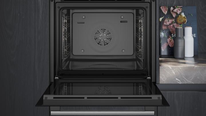 Immagine prodotto Siemens iQ300, Forno da incasso con supporto per il vapore, 60 x 60 cm, acciaio inox, HR532GBS3