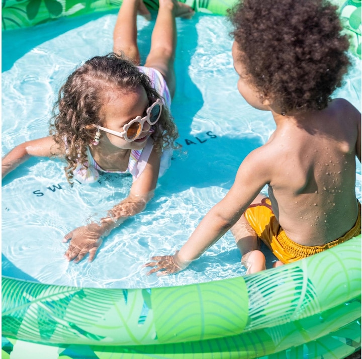 Actual product image Swim Essentials Paddling Pool Green Tropical Ø 150 cm