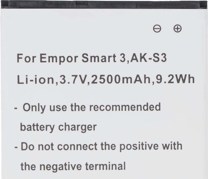 Produktbild Avizar Akku Emporia Smart 3 2500mAh Li-Ion