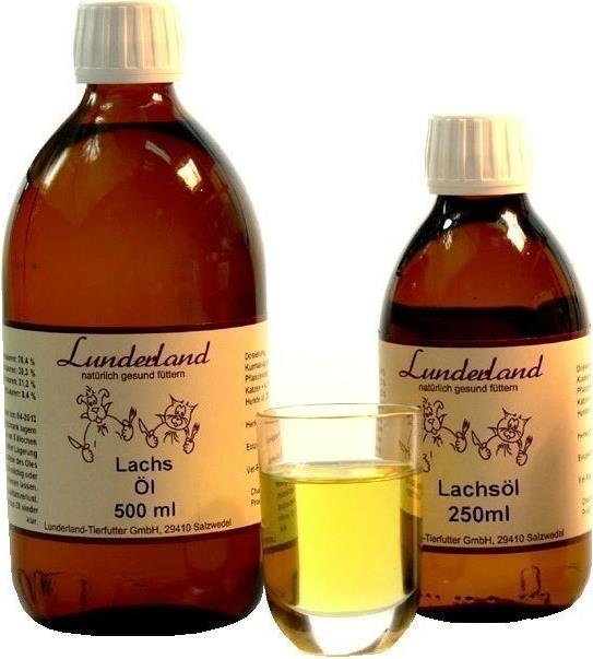 Produktbild Lunderland Wild-Lachsöl Ergänzungsfutter (Adult, Senior, 1 Stk., 740 g)