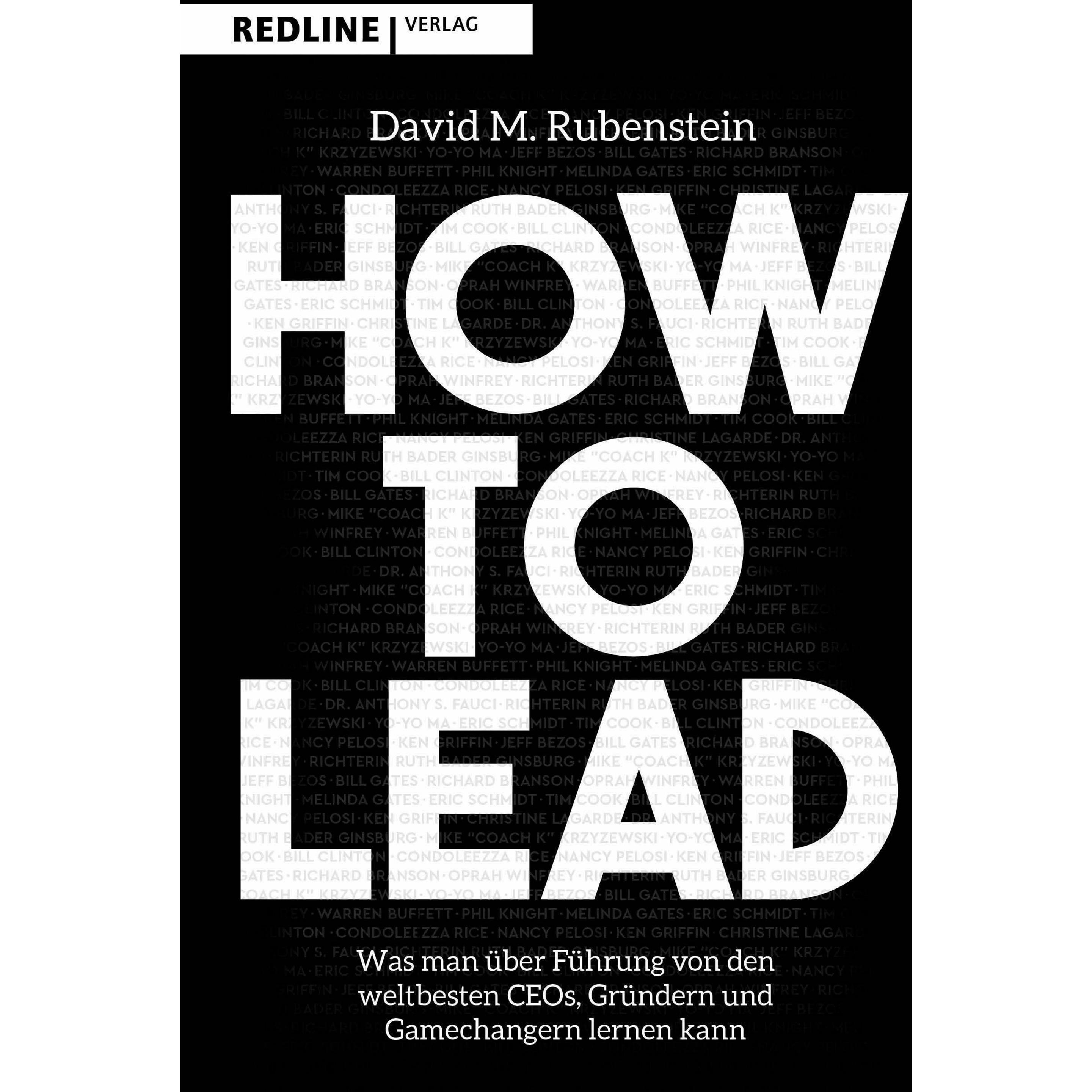 How to lead, Fachbücher von David Rubenstein