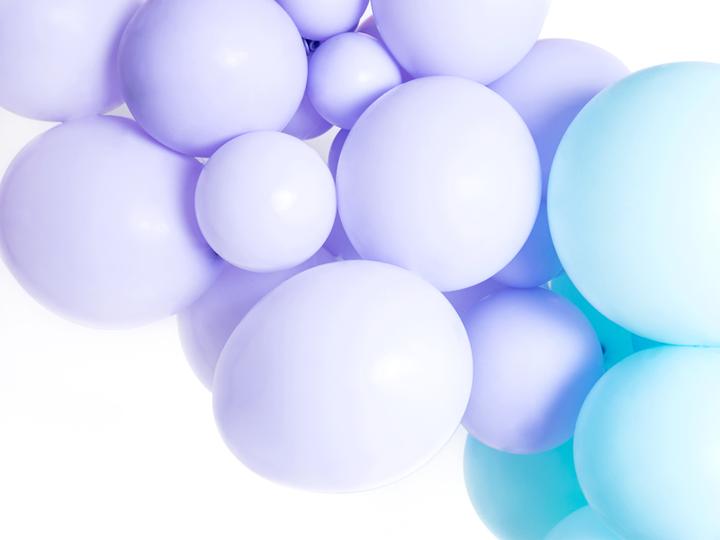 Produktbild Partydeco Strong Balloons 27cm, Pastel Light Lilac (1 pkt / 100 pc.) (100 x)