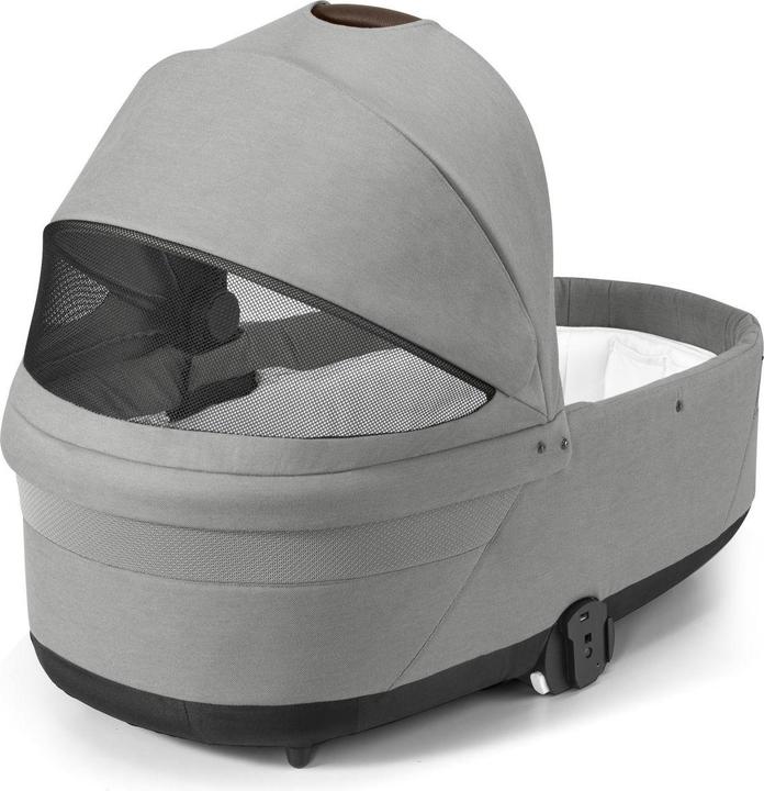 Actual product image Cybex COT S LUX Stone Grey | mid grey