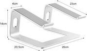 Image du produit Vision Fixed Height Laptop Stand Silver