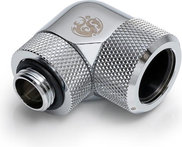 Bitspower Advanced Adapter 90 degree G1/4 inch male to 16mm AD hardtube - rotatable