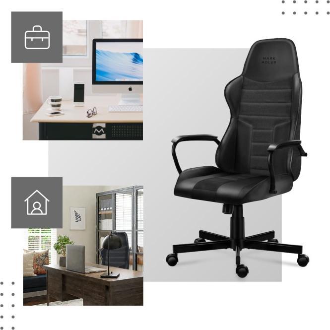 Image du produit Mark Adler Chaise de bureau BOSS 4.2 BLACK