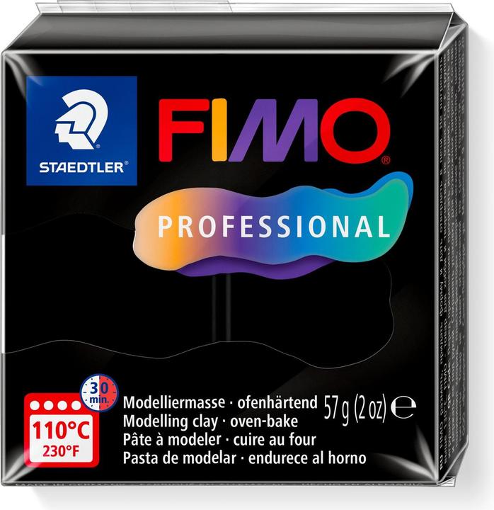 Fimo Mod.masse prof 57g schwarz