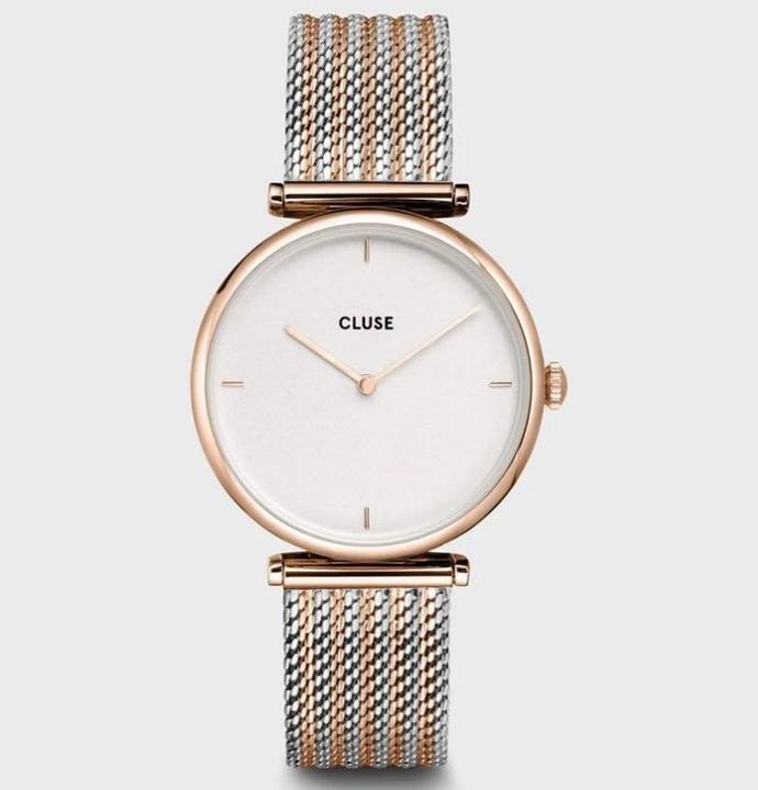 Immagine prodotto Cluse Triomphe Mesh Rosé (Orologio da polso analogico, 33 mm)