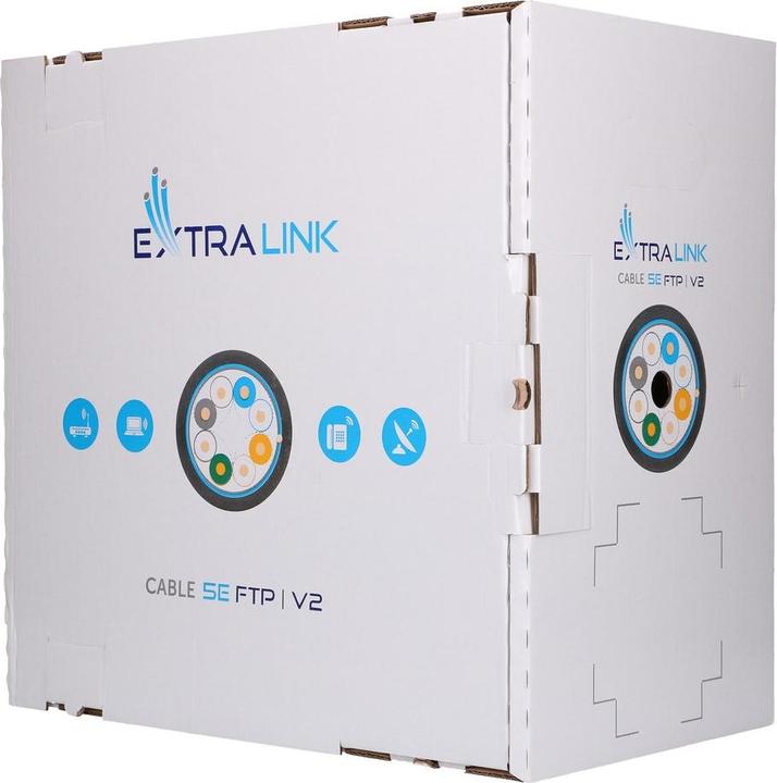Immagine prodotto Extralink CAT5E FTP V2 OUTDOOR TWISTED PAIR 305M" (EX.8710) (F/UTP, CAT5e, 305 m)