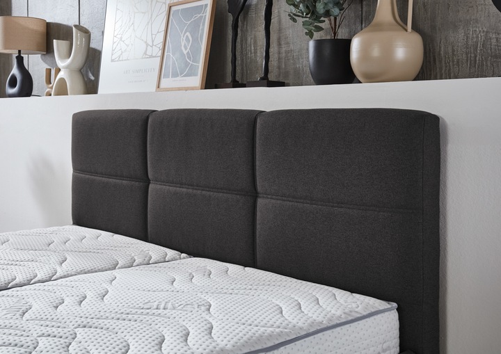 Actual product image Sun garden Durango upholstered bed wood/polyester (140 x 180 cm)