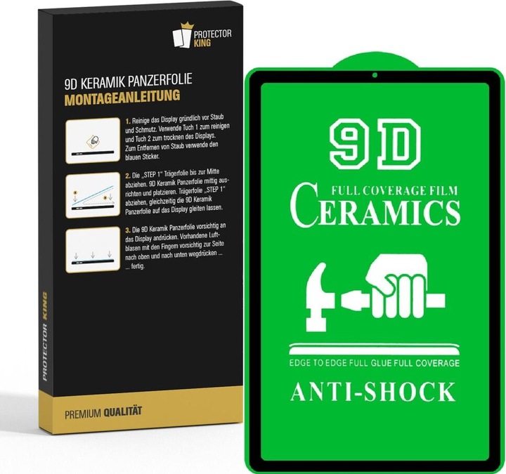 Produktbild Protectorking 6x Ceramic-Glass Full Cover HD Klar (6 Stück, Galaxy Tab S6 Lite)