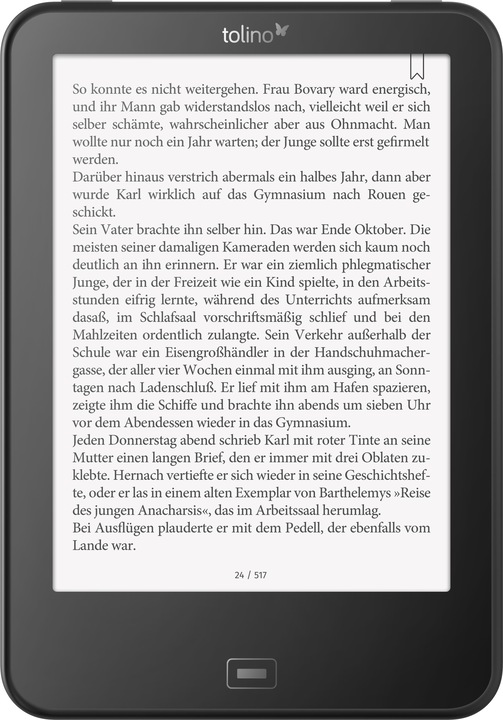 tolino vision 4 HD (6", 8 GB, Schwarz)