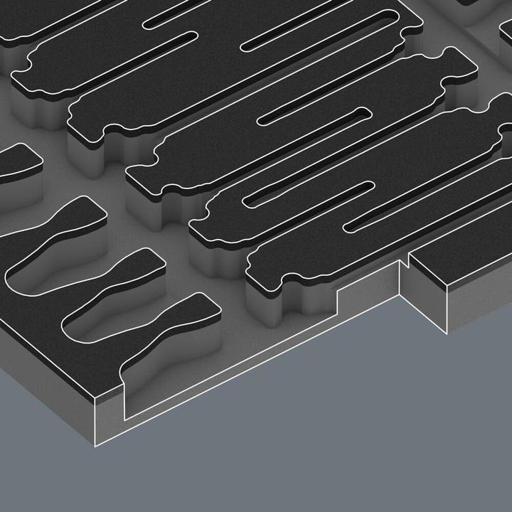 Actual product image Wera Foam insert screwdriver set 1 9714