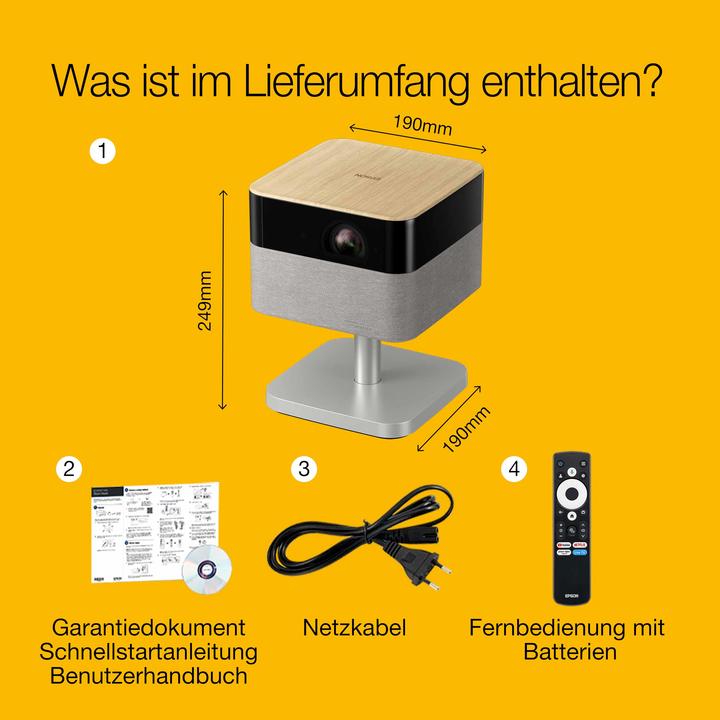 Produktbild Epson Lifestudio Flex - EF-72 (4K, 1000 lm, 1.2:1)