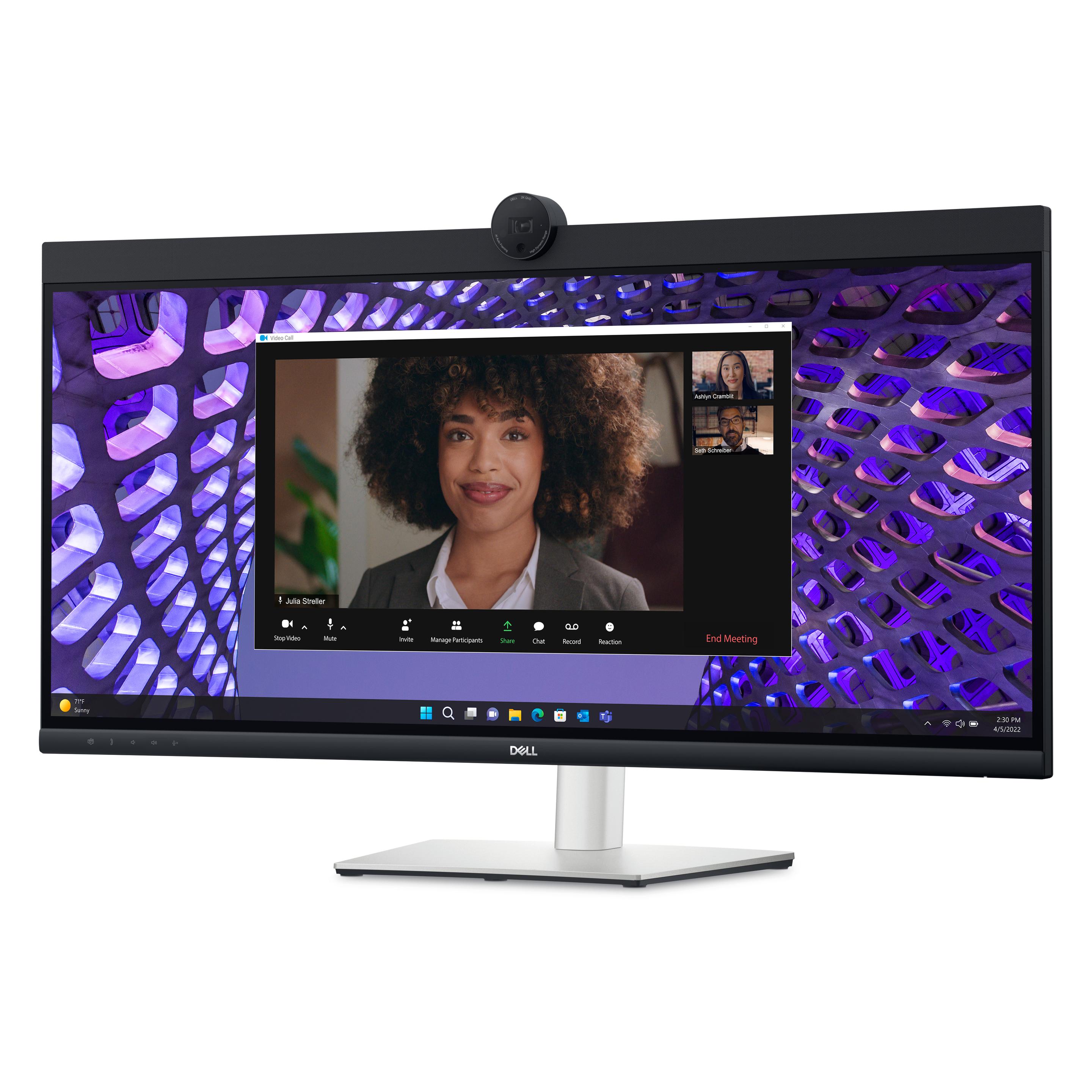 Dell P3424WEB (3440 x 1440 Pixel, 34"), Monitor, Silber