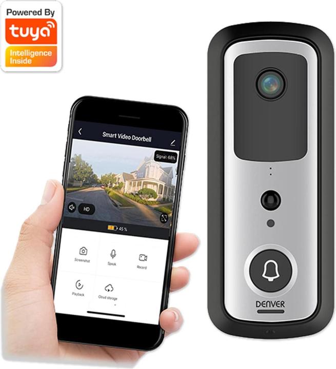 Actual product image Denver SMART Video Doorbell SHV-120 (Wireless)