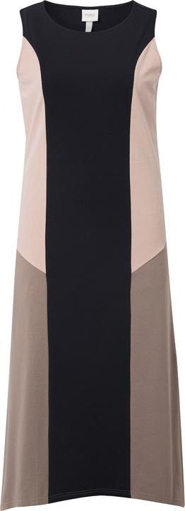 Produktbild Ulla Popken Midikleid, Jersey, Colorblocking, A-Linie, ärmellos (42, 44)