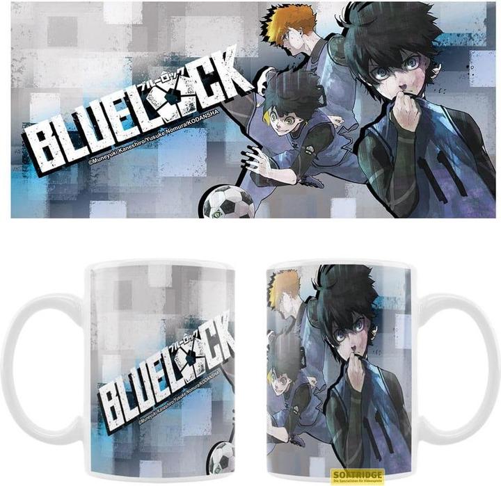 Actual product image Sakami Blue Lock Ceramic Mug Isagi (320 ml)