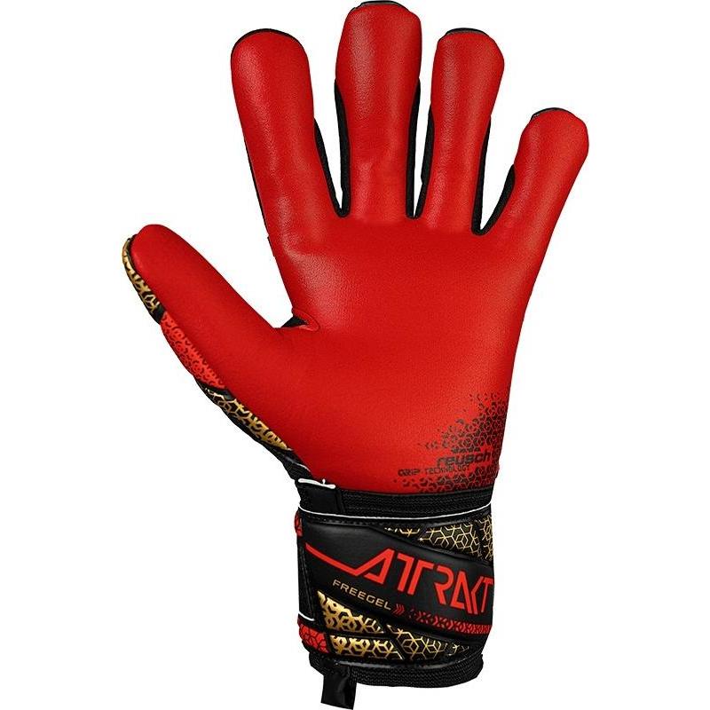 Thumbnail - Reusch, Handschuhe, Football Attrakt Freegel Silver, Rot, Schwarz, Gold, (8)