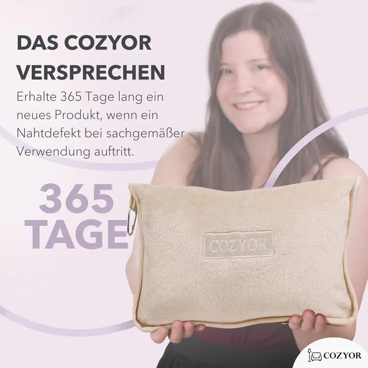 Immagine prodotto Cozyor Coperta da viaggio e cuscino da viaggio 2 in 1 per l'aereo (Cuscino per testa e collo)