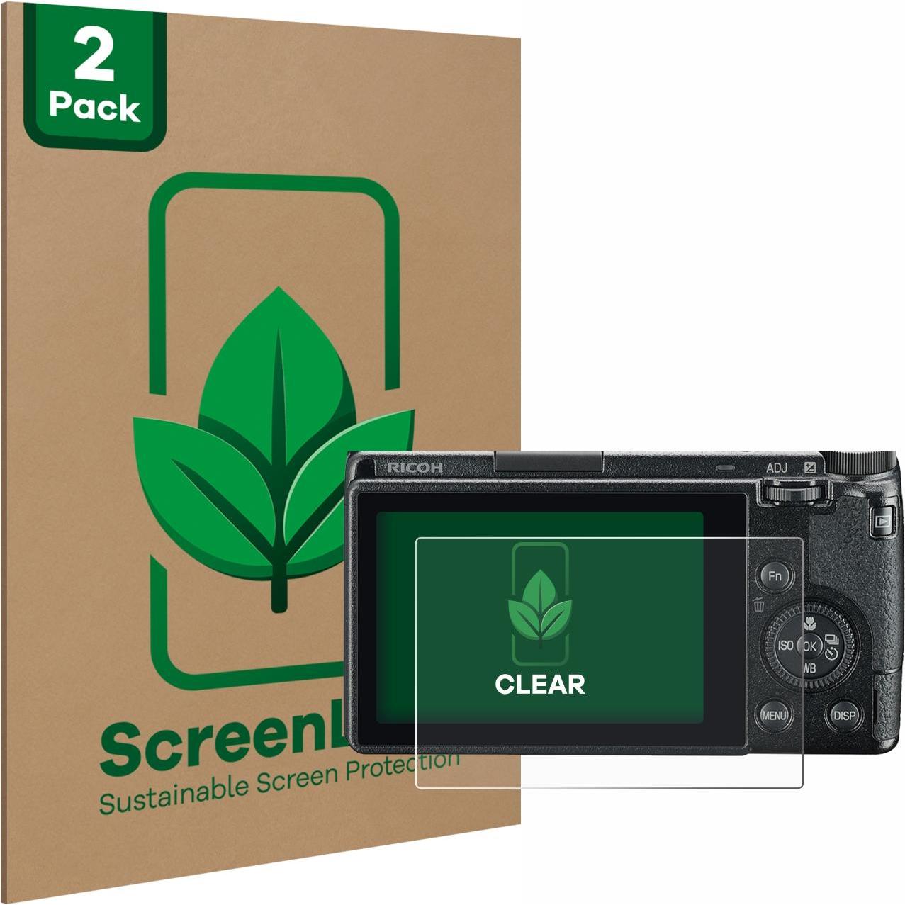 ScreenLeaf Schutzfolie nachhaltiger Displayschutz Displayschutzfolie Folie Klar Transparent (Displayschutz), Kameraschut...