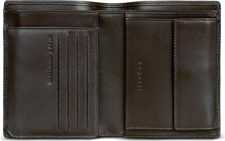 Actual product image Bugatti Due Geldbörse RFID Schutz Leder 10 cm
