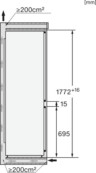 Image du produit Miele Combiné réfrigérateur/congélateur KFN 7795 C (246 l)