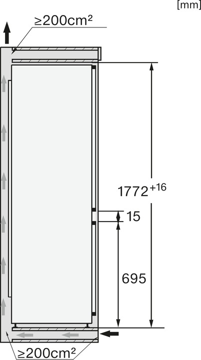 Immagine prodotto Miele Combinazione frigorifero-congelatore KFN 7795 C (246 l)