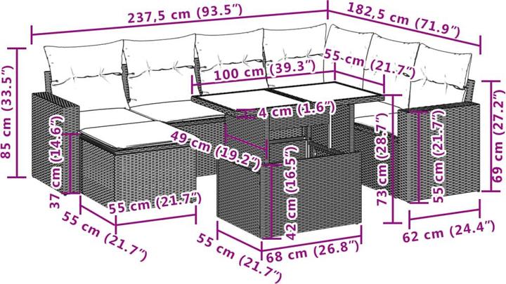 Produktbild vidaXL Franco