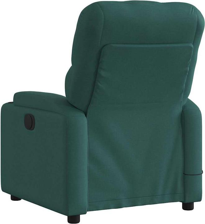 Immagine prodotto vidaXL Poltrona massaggiante in tessuto verde scuro,Colore: verde scuro,Materiale