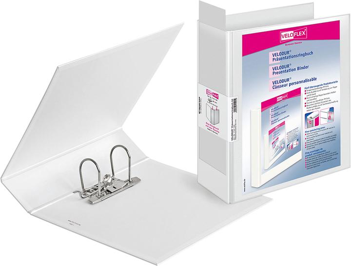 Produktbild Veloflex Präsentationsordner VELODUR, DIN A4, 60mm oder 80mm Rückenbreite, Karton PP (A4, 60 mm, 1 Stk.)