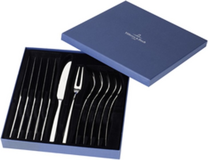 Immagine prodotto Villeroy & Boch Steakbesteck Set 12 tlg. Piemont (12 Pezzo/i, Set di posate)