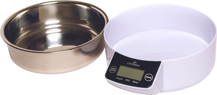 Produktbild Kerbl EYENIMAL Intelligent Pet Bowl XL,mit Waage, 1,8l, weiss (180 cl)