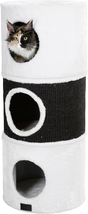 Image du produit Kerbl Bac à griffe Niki ¯37,5x90cm blanc/anthracite (90 cm, Anthracite, Blanc)