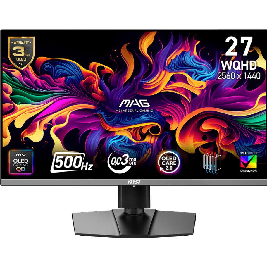 Msi Nero Mag 272Qp Qd-Oled X50 (2560 X 1440 Pixel, 26.50"), Monitor,