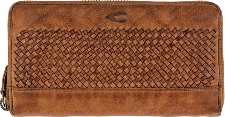 Actual product image Camel Active Wallet with hand-woven leather details