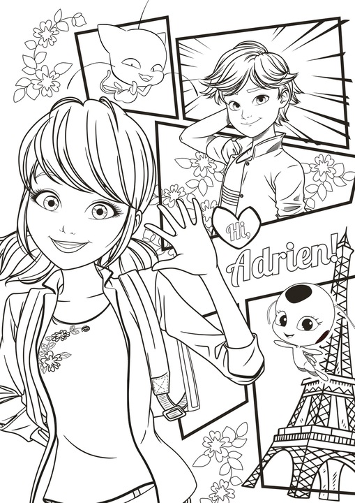Actual product image Panini Miraculous: Superhero Power - Strong motifs for coloring